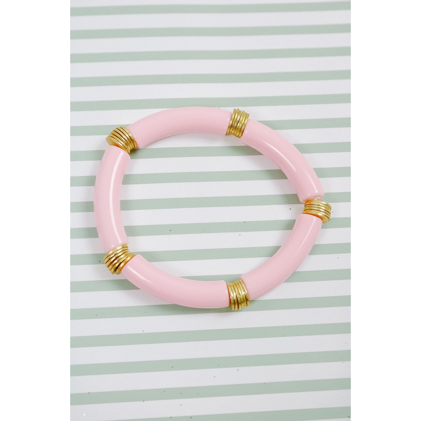Digital Lavender Bamboo Stretch Bracelet
