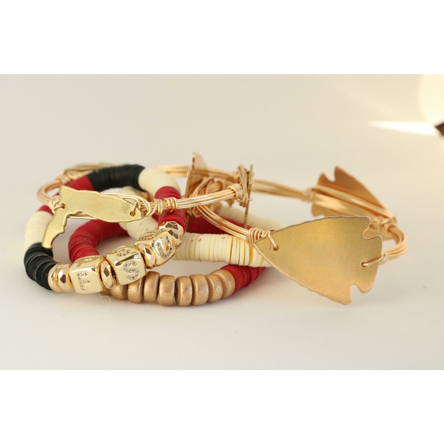 Arrowhead Wire Wrapped Bangle