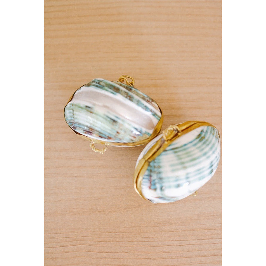 Pecten Shell Trinket Purse Necklace - Small