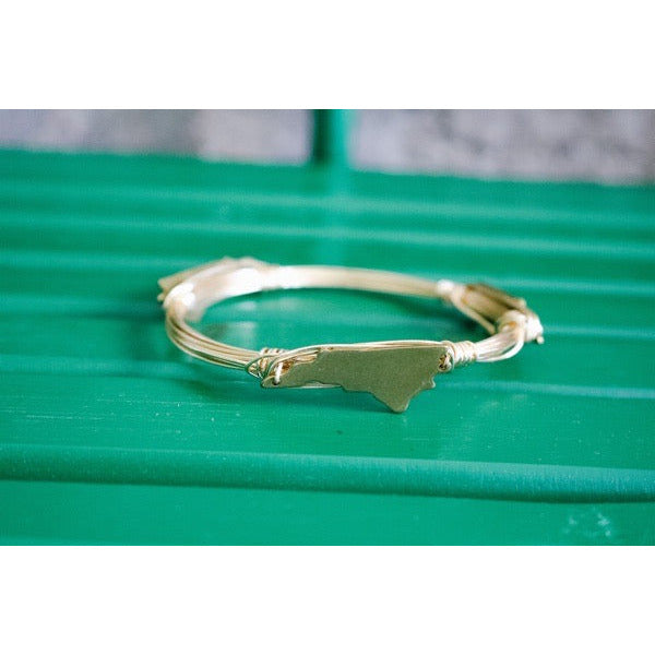 State of North Carolina Wire Bangle