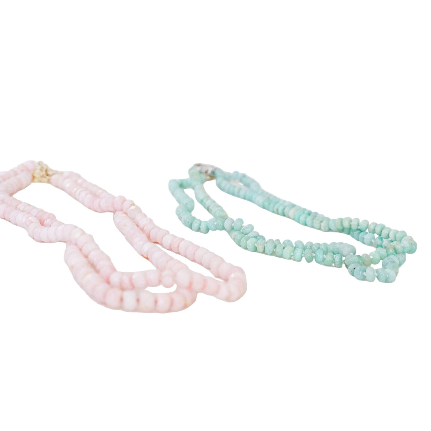 Amazonite Hand Knotted Candy Crush Necklace