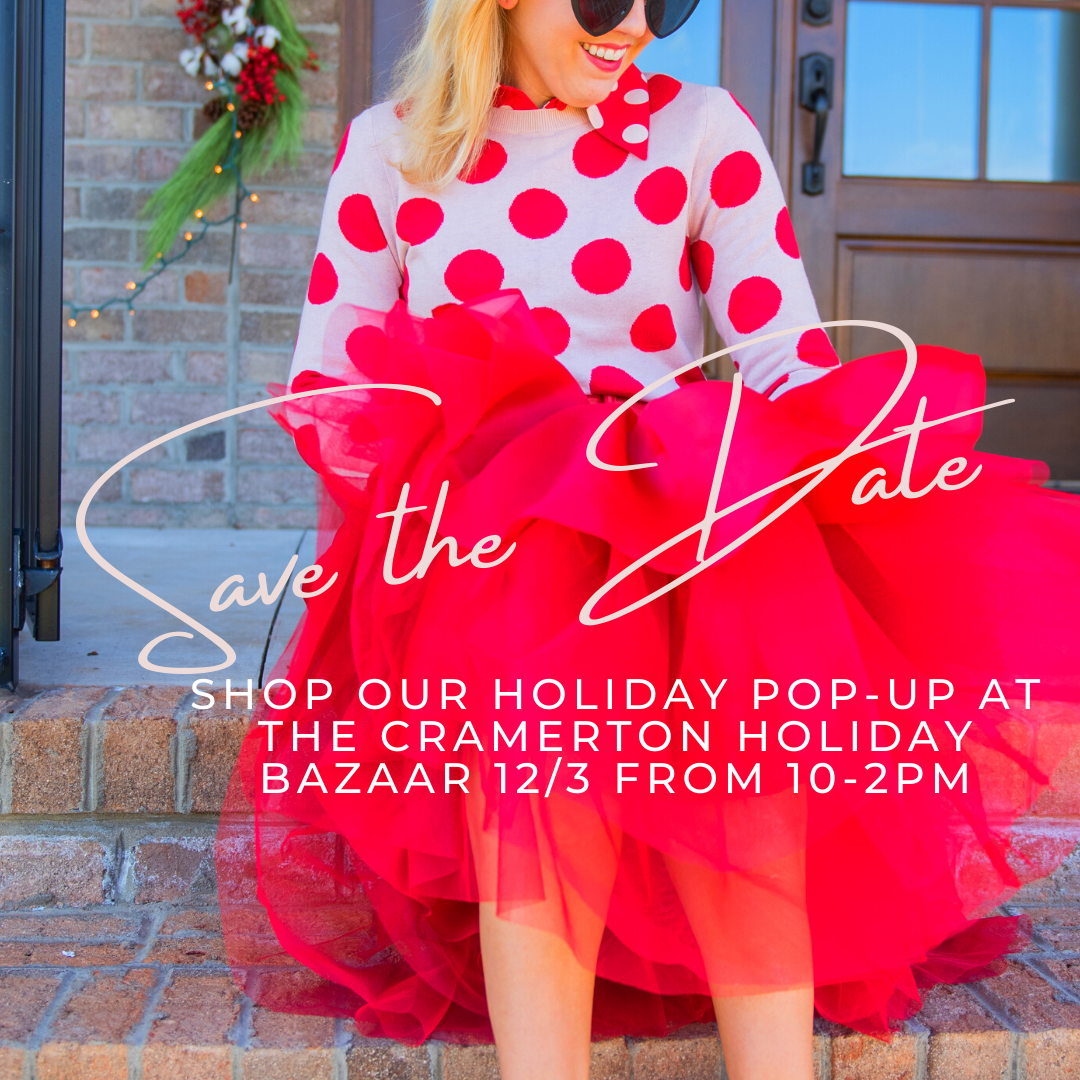 Save the Date: We're Popping Up at the Cramerton Holiday Bazaar