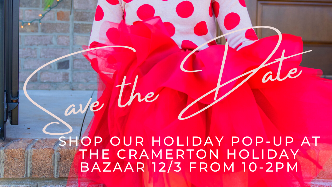 Save the Date: We're Popping Up at the Cramerton Holiday Bazaar