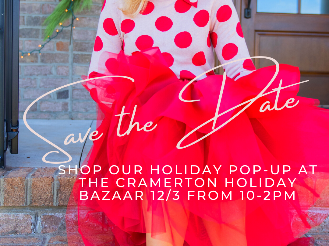 Save the Date: We're Popping Up at the Cramerton Holiday Bazaar
