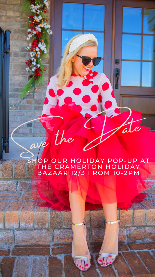 Save the Date: We're Popping Up at the Cramerton Holiday Bazaar