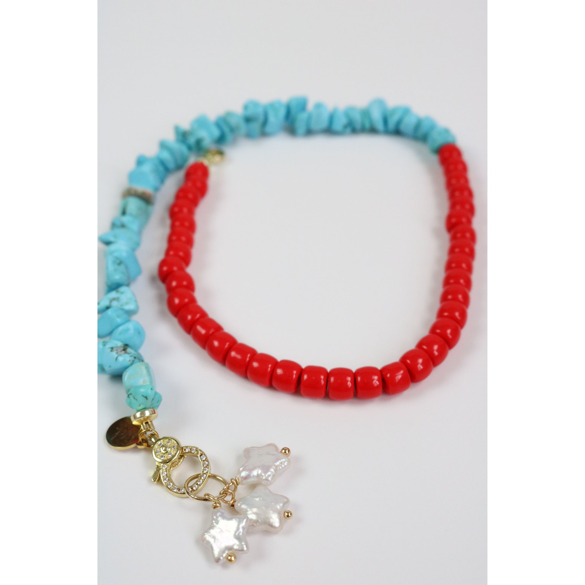 Pearl Star Spangled Necklace
