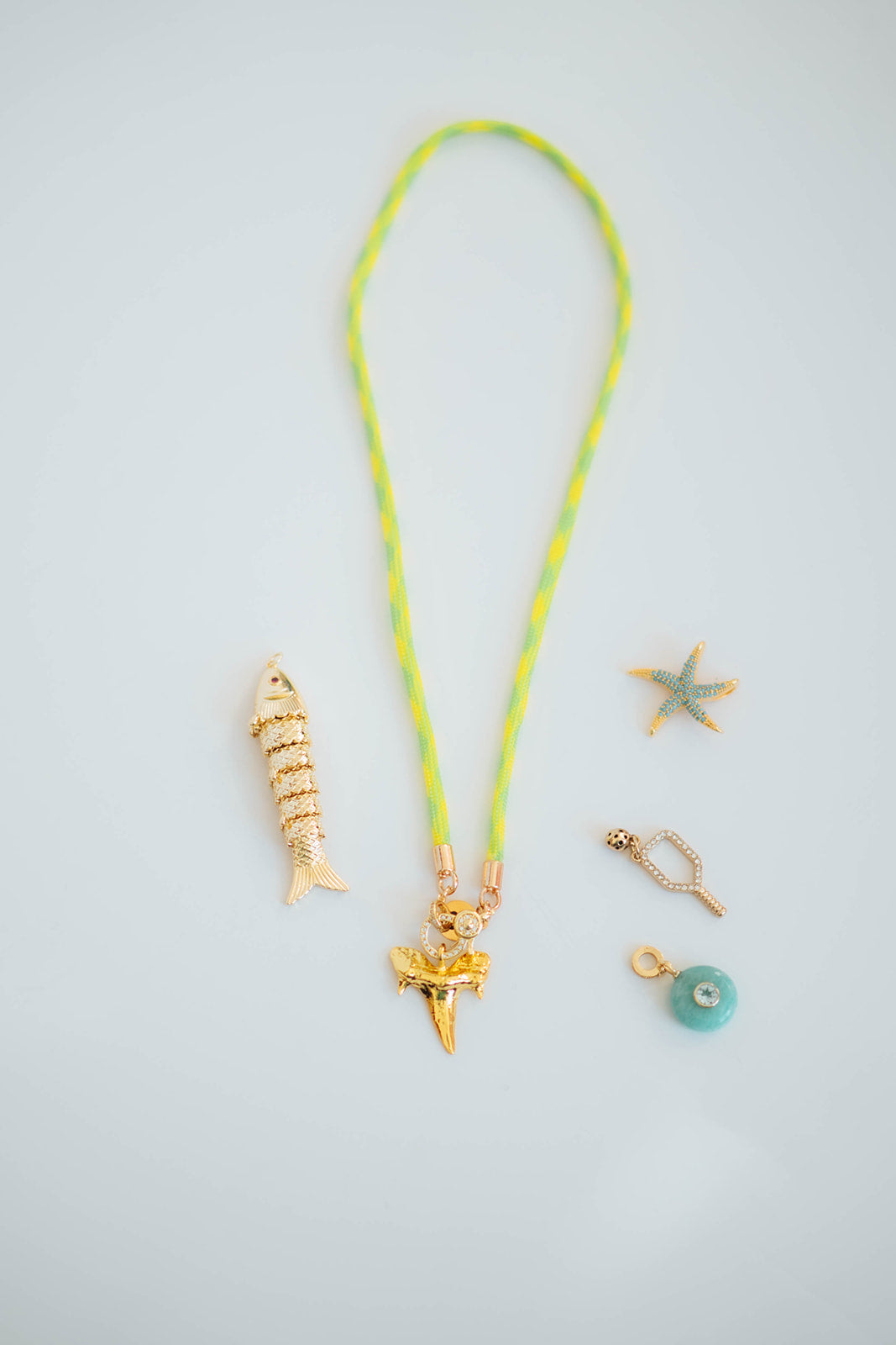 Large Articulated Gold Fish Pendant