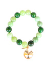 "Good Luck" Fortune Cookie Jasper Bracelet
