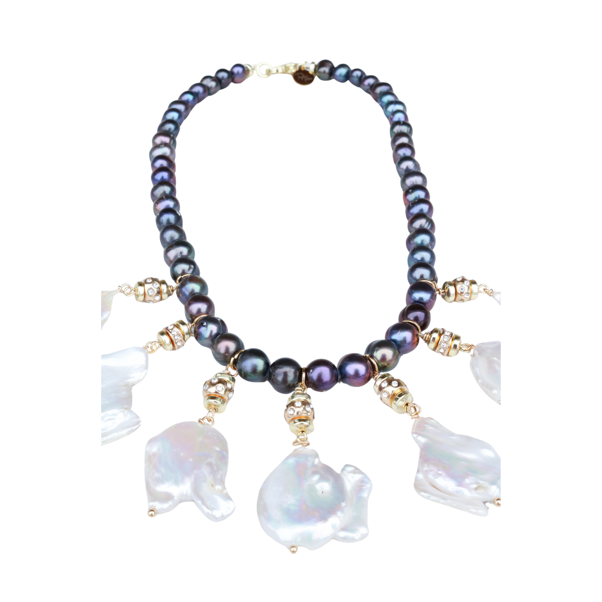 Caviar + Chips Pearl Necklace