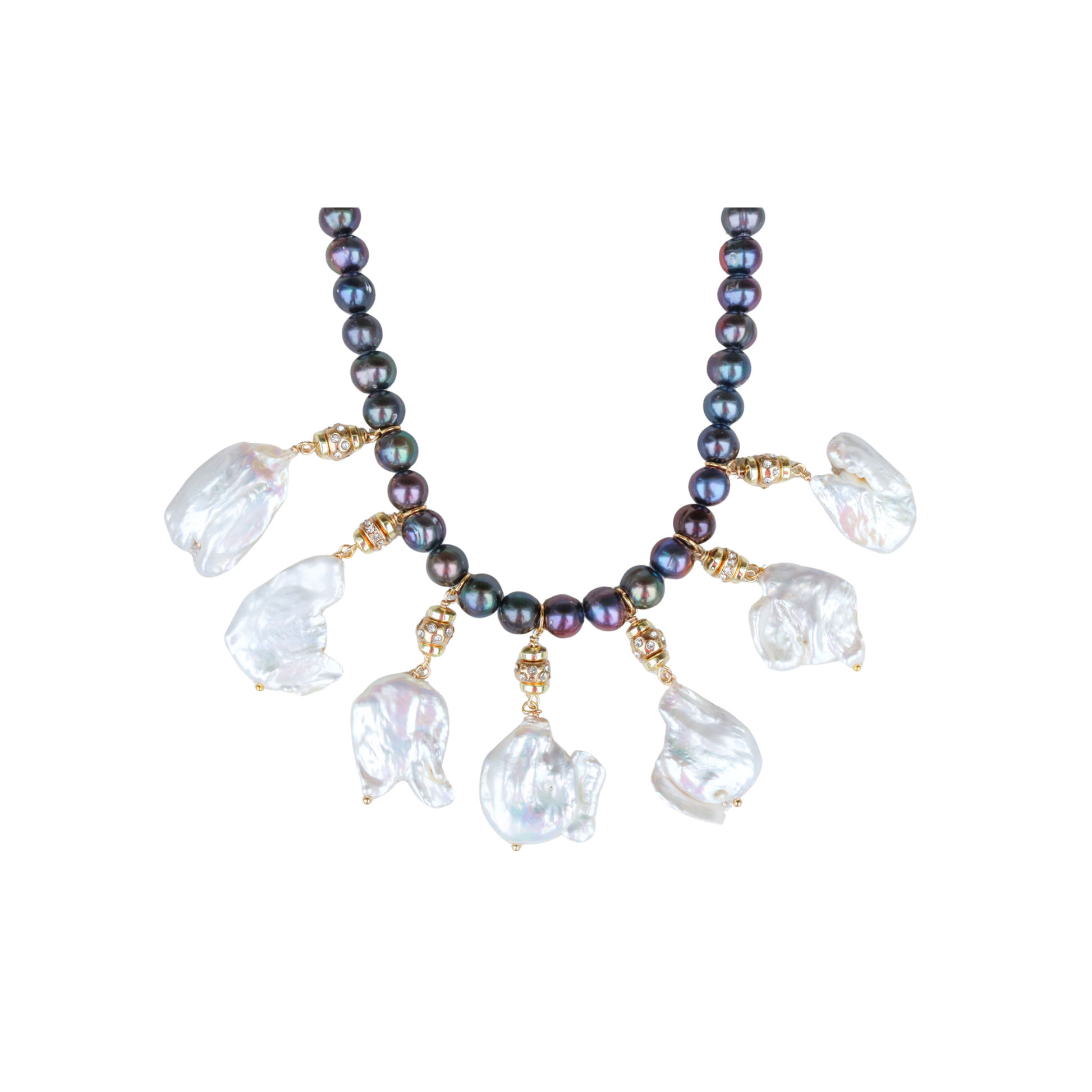 Caviar + Chips Pearl Necklace