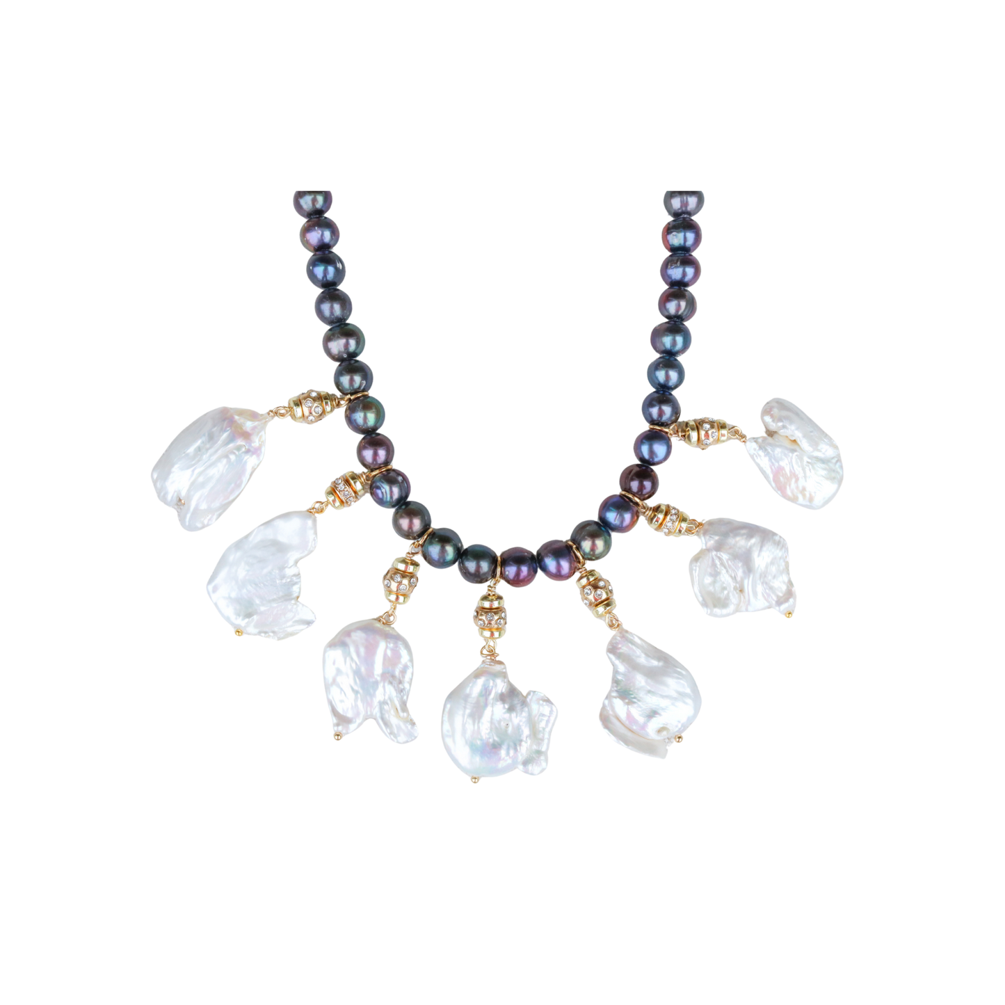 Caviar + Chips Pearl Necklace