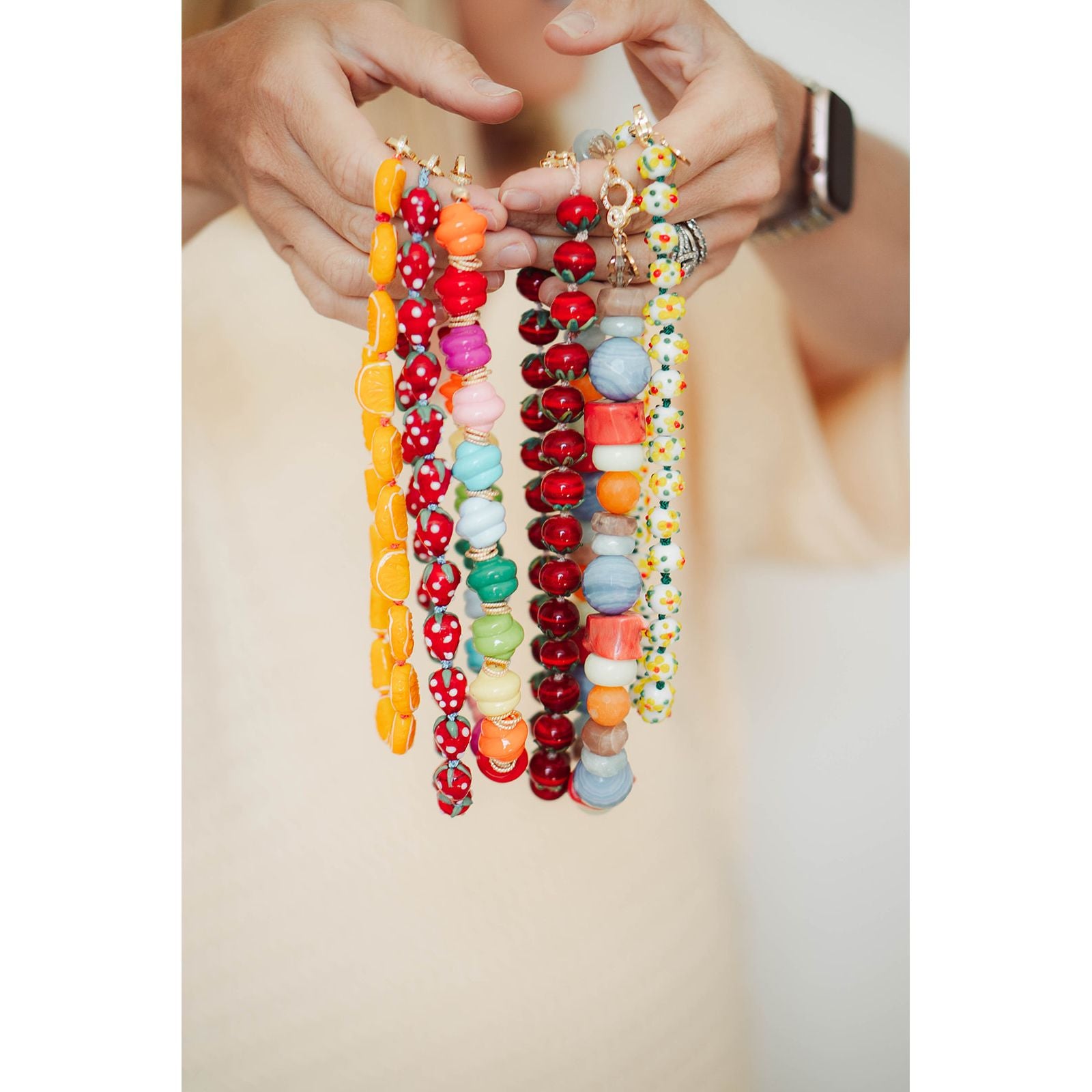 Summer Fruit Salad Necklace