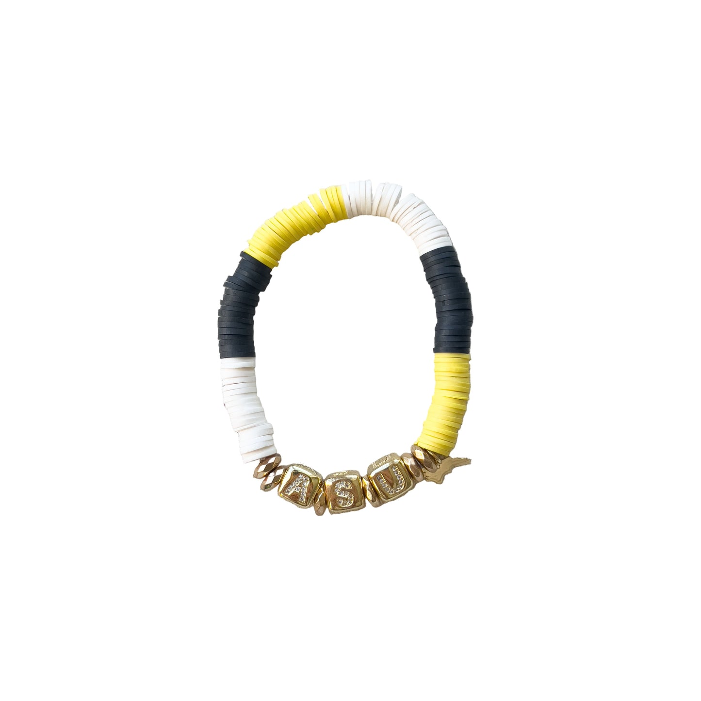 Appalachian State (ASU) Pave Stretch Bracelet