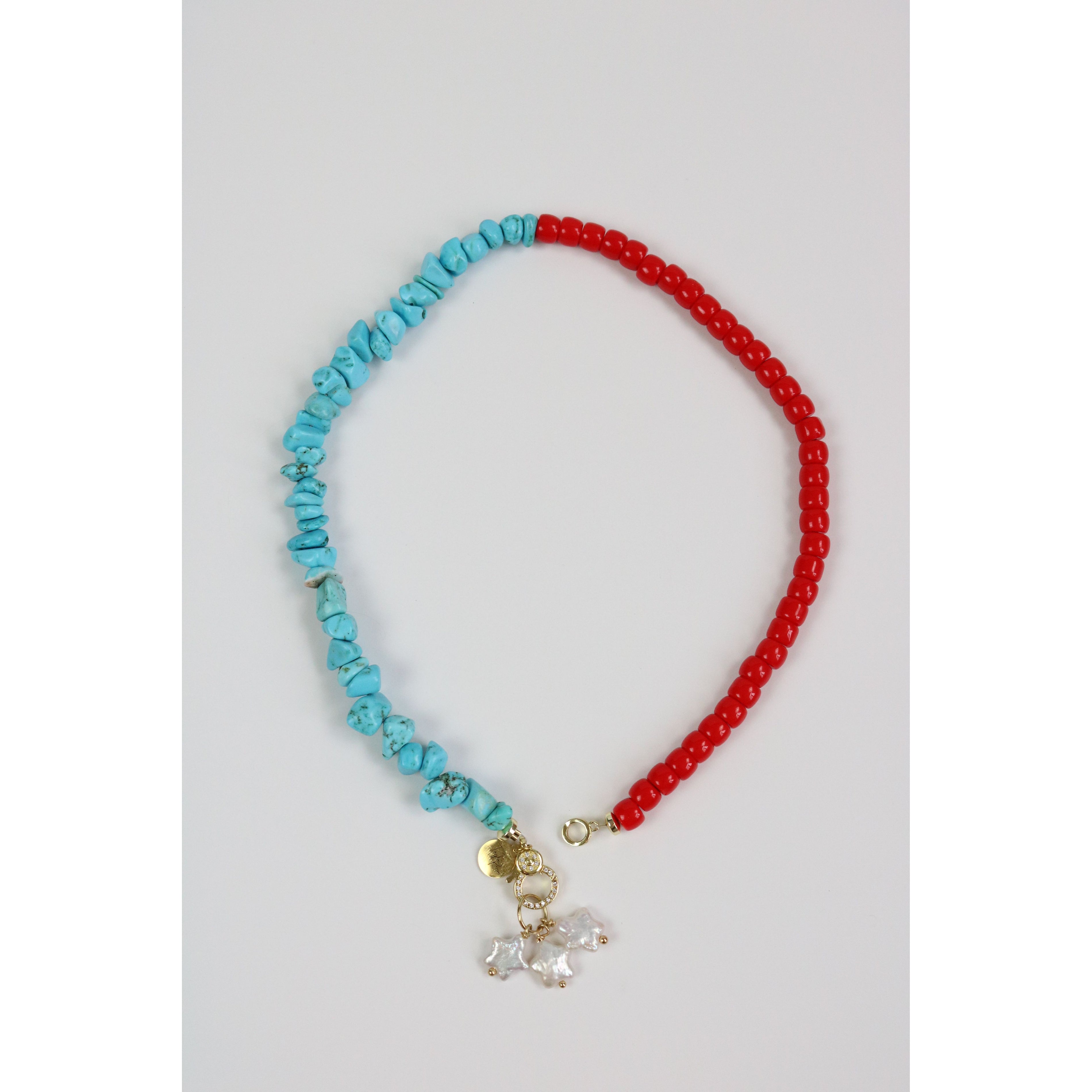 Pearl Star Spangled Necklace