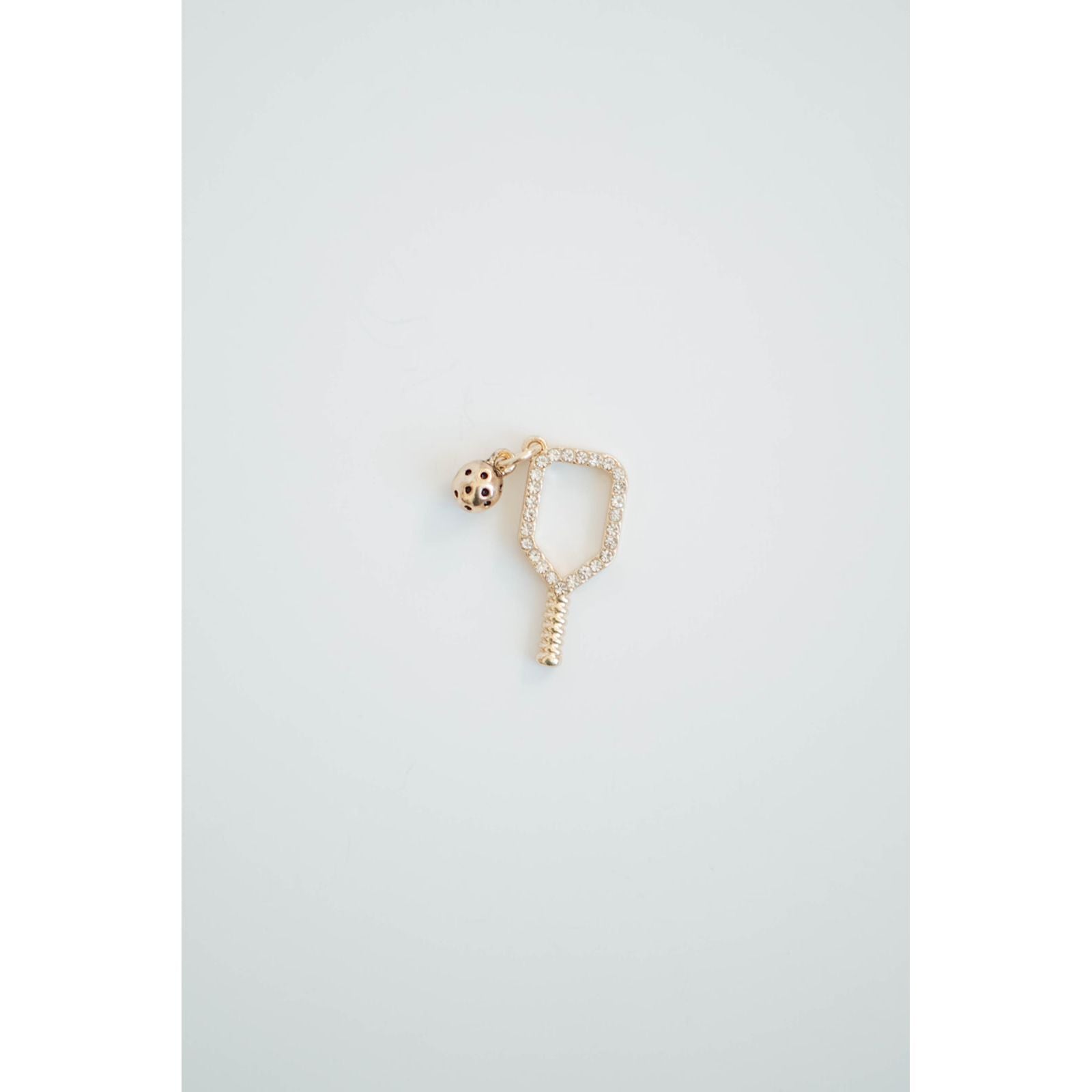 Pavé Pickleball Charm
