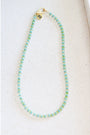 Green Glass + Howlite Strand Necklace