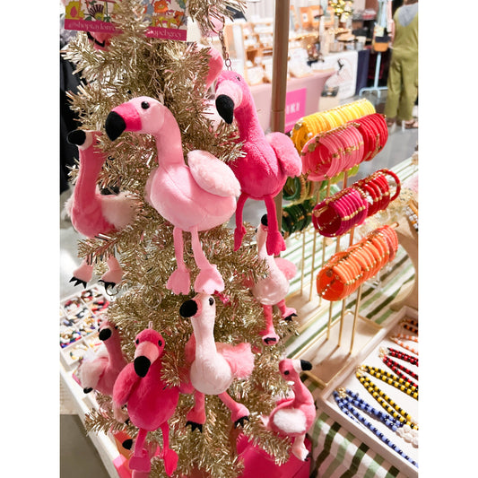 Flamingo Mascot Keychain