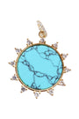 Turquoise and Mother of Pearl Pendants