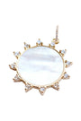 Turquoise and Mother of Pearl Pendants