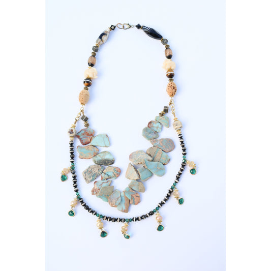 The Ornamental Beaded Statement Necklace