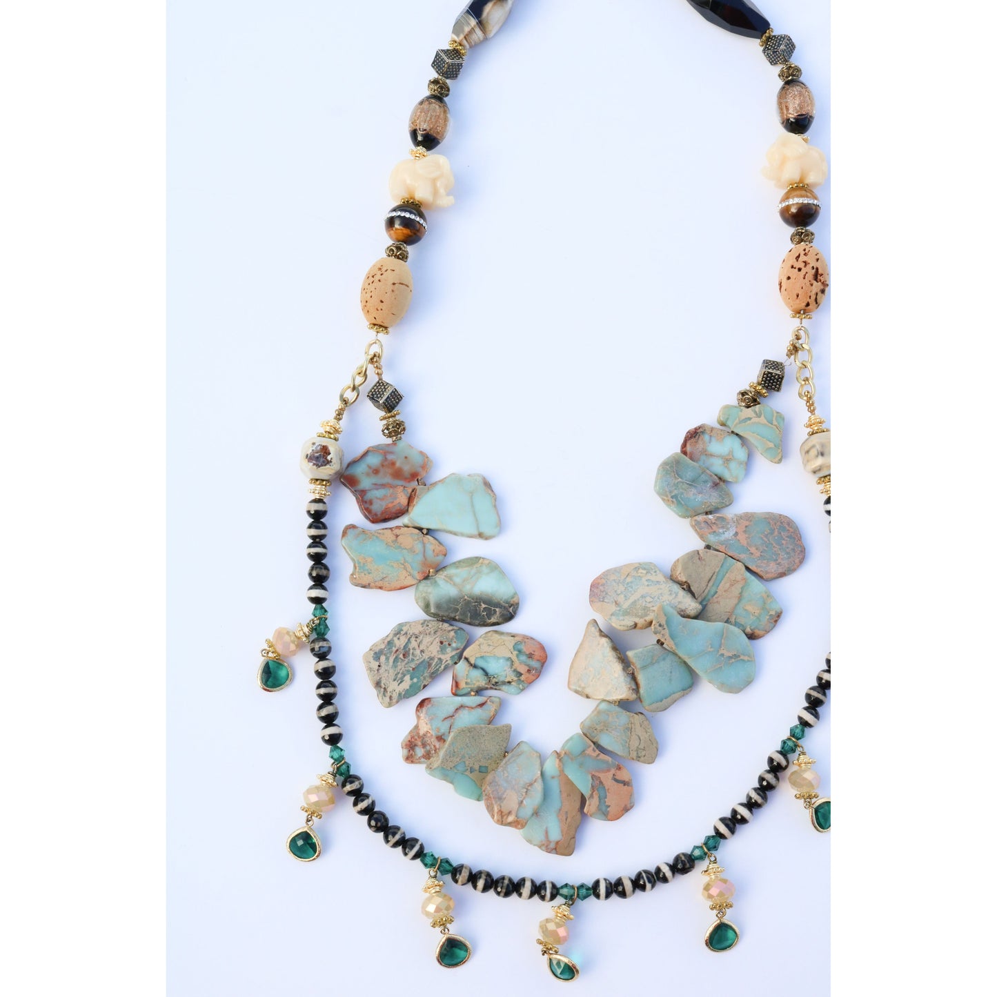 The Ornamental Beaded Statement Necklace