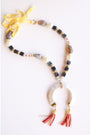 Mother of Pearl Tassel Necklace