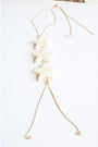 Three Star Howlite Bolo Necklace