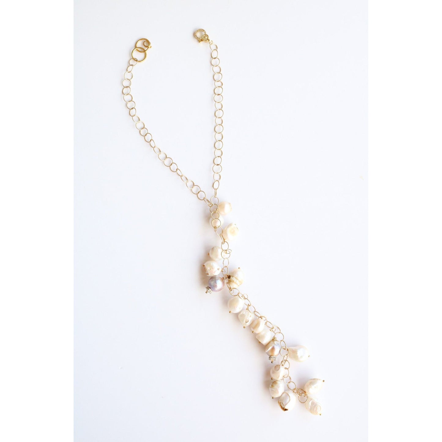 Baroque Pearl Chain Necklace