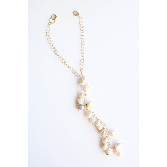 Baroque Pearl Chain Necklace