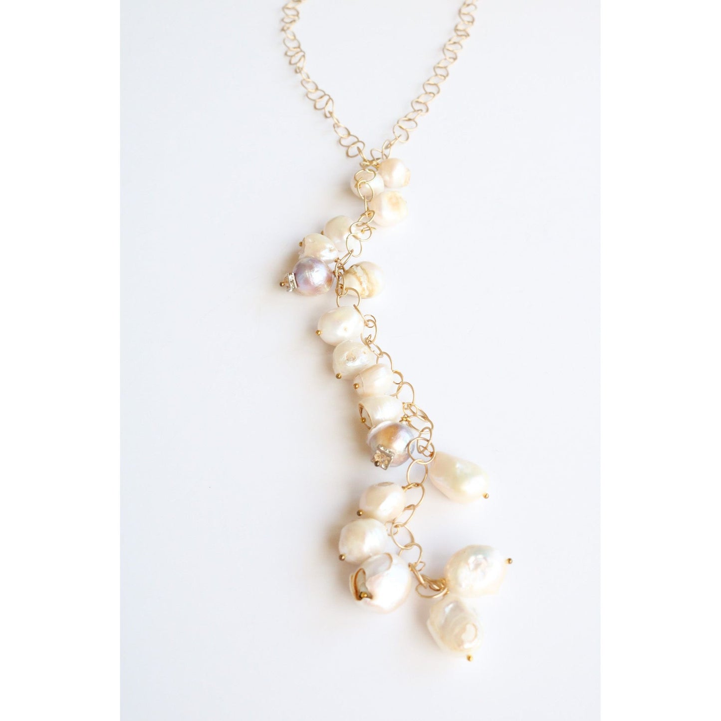 Baroque Pearl Chain Necklace