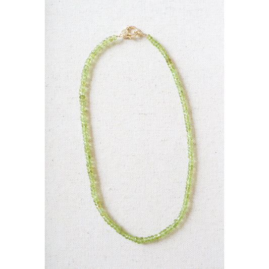 Peridot Beaded Necklace