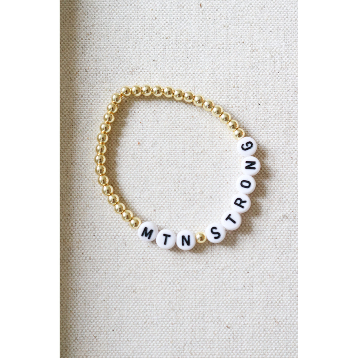MTN Strong Beaded Bracelet 100% to Helene Relief
