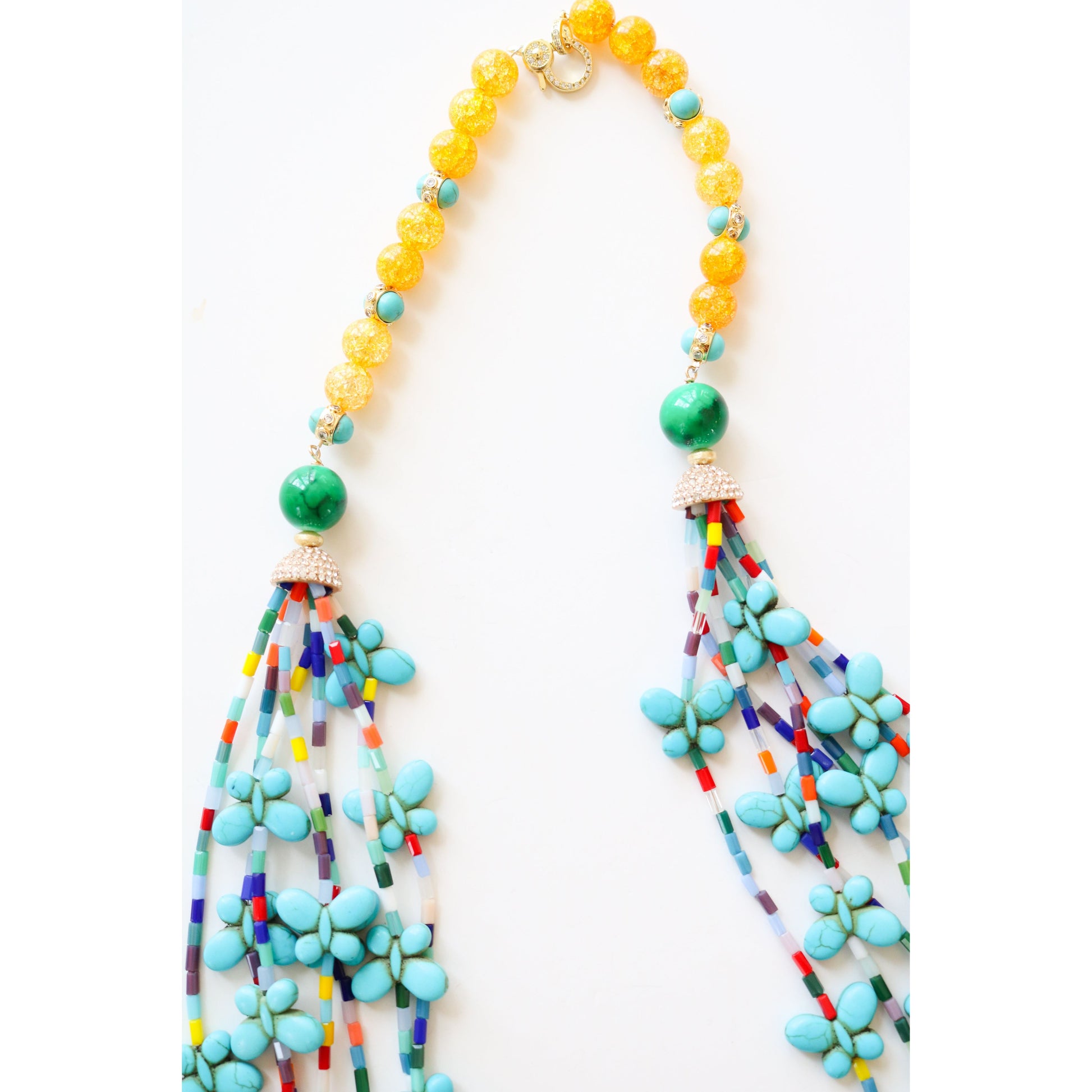 Turquoise Kaleidoscope Necklace