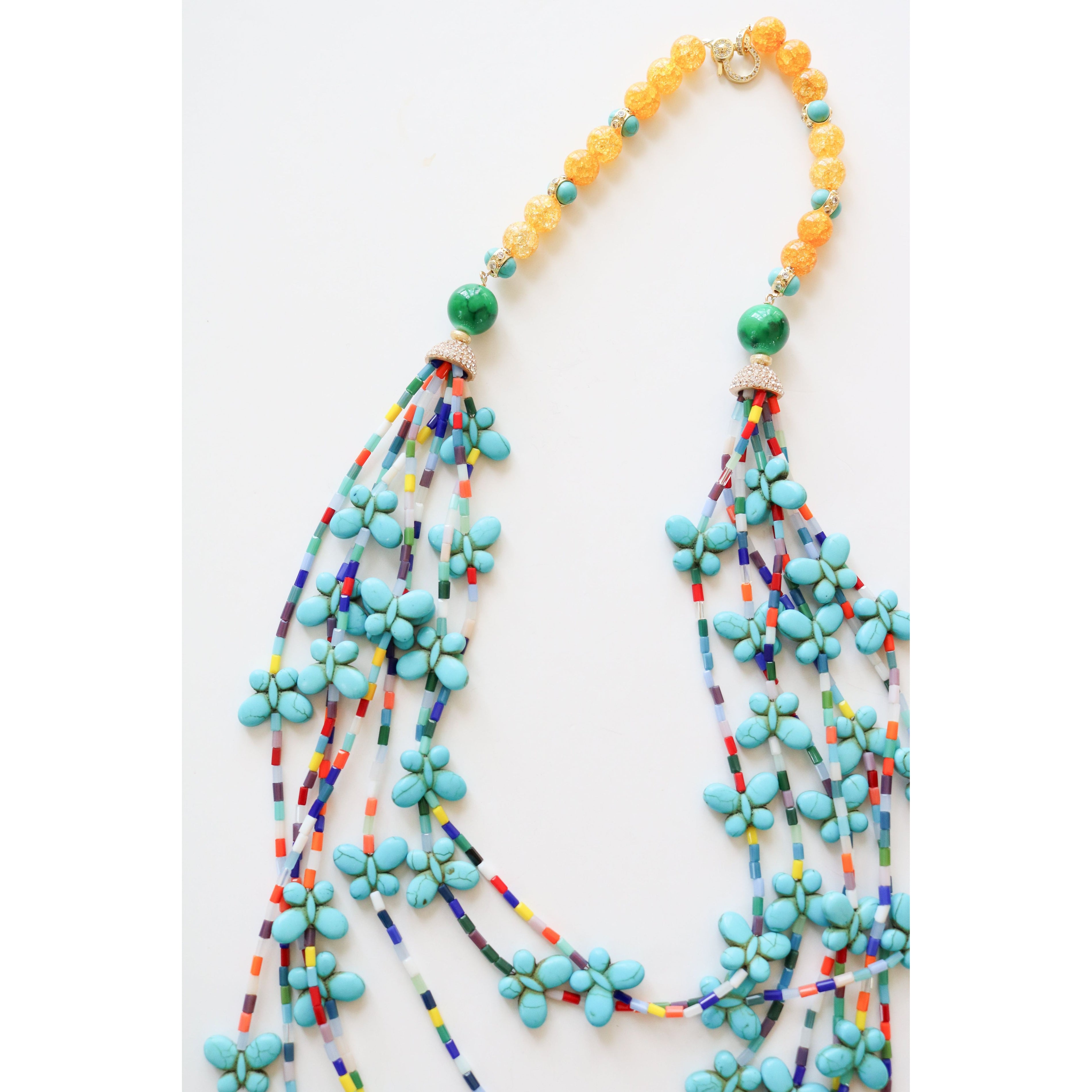 Turquoise Kaleidoscope Necklace