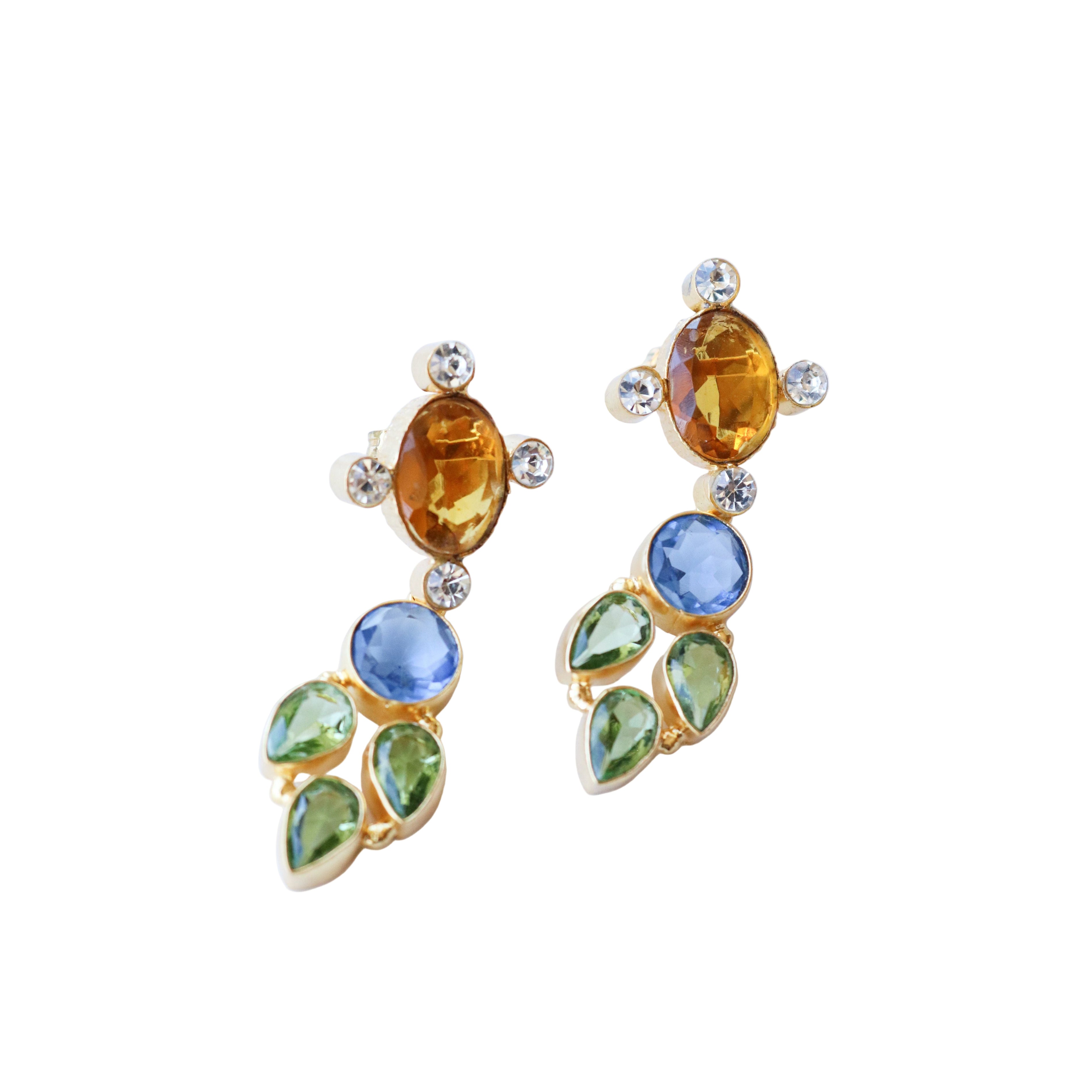 Fresh Bloom Gemstone Earrings