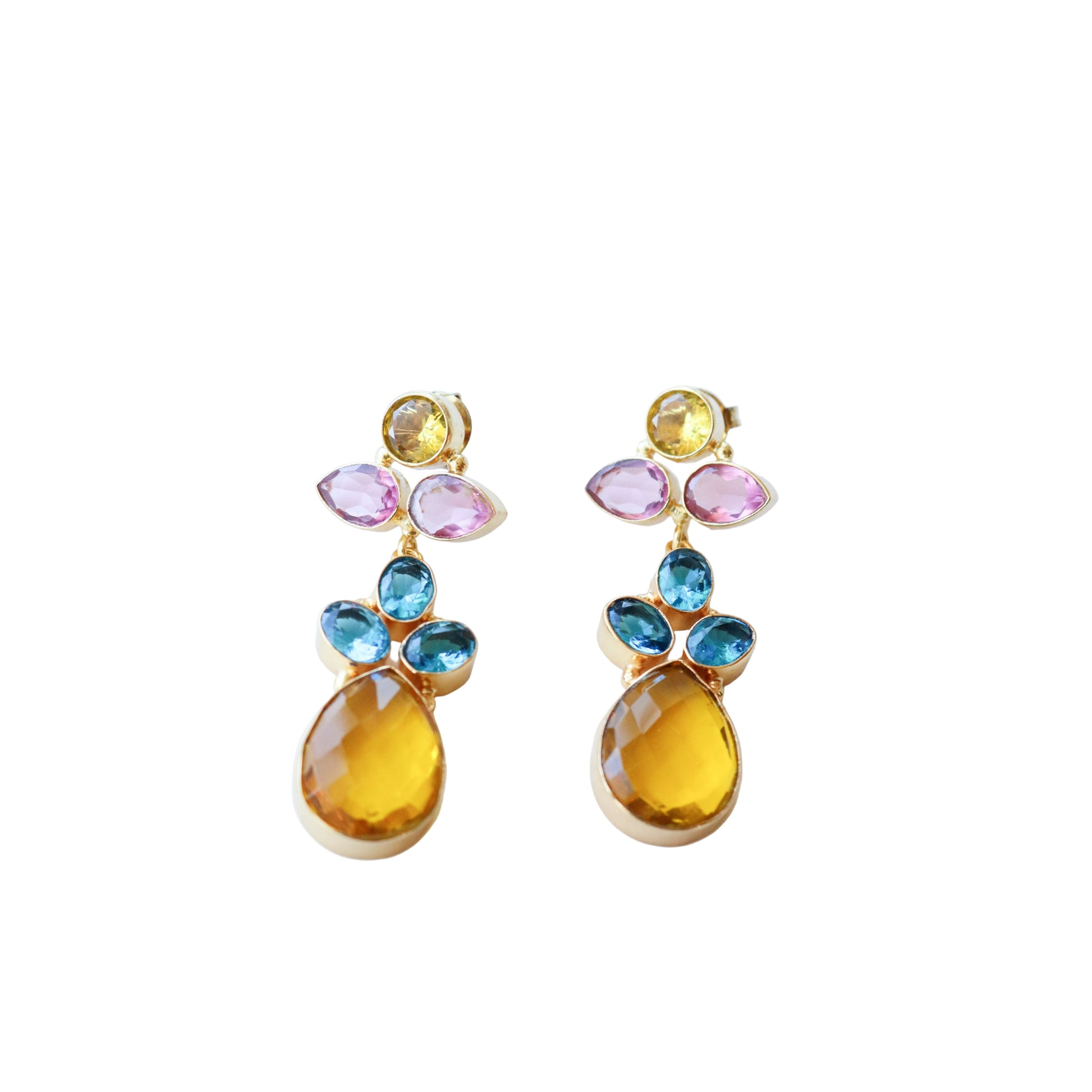 Pineapple Gemstone Earring