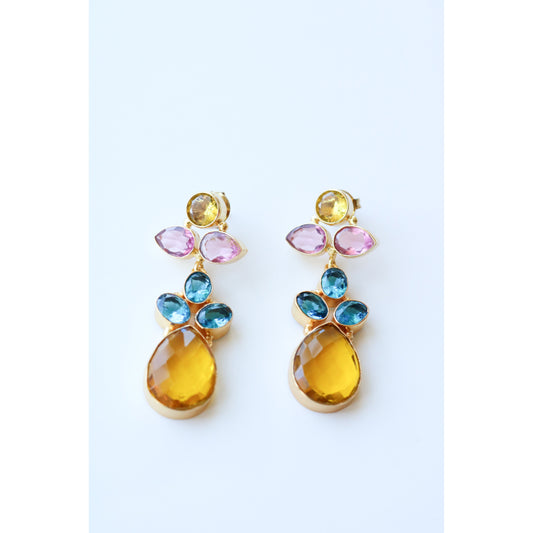 Pineapple Gemstone Earring