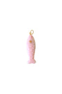 Hand Carved Gemstone Fish Pendant