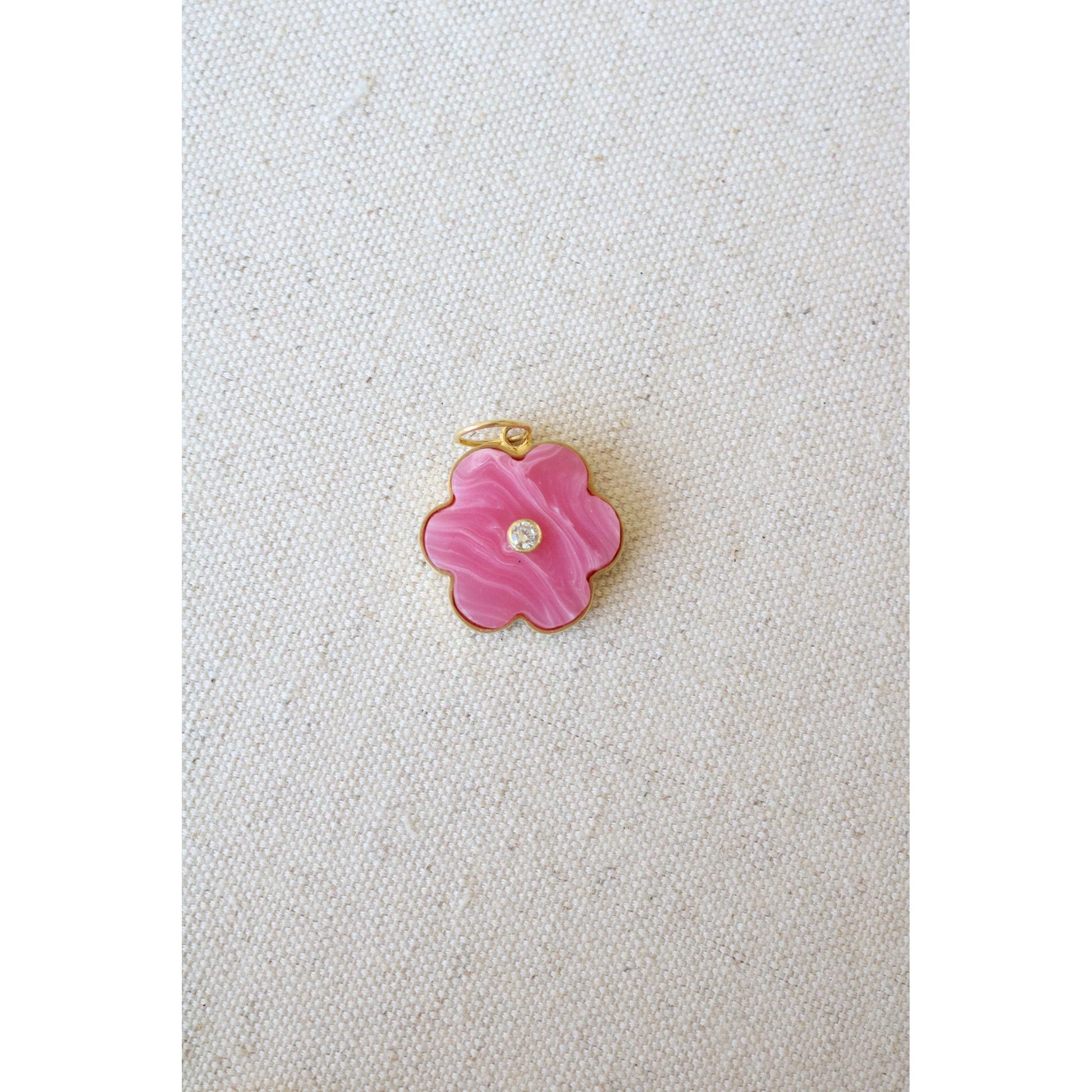 Gemstone Blossom Pendant