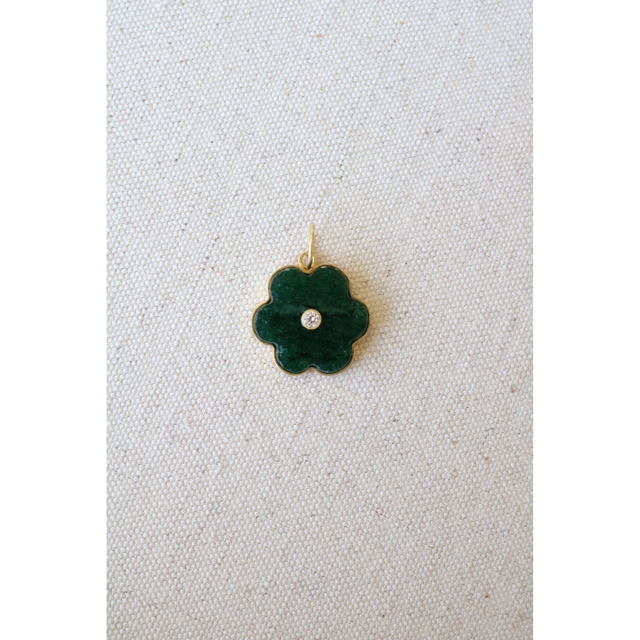 Gemstone Blossom Pendant