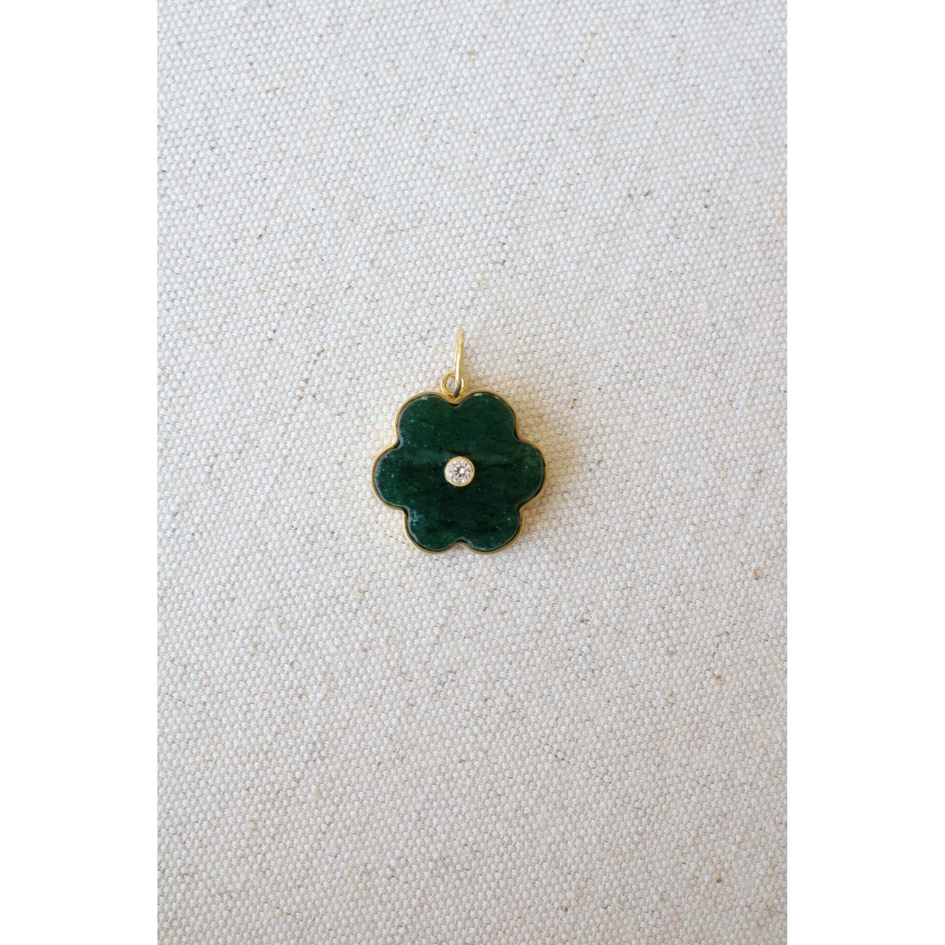 Gemstone Blossom Pendant