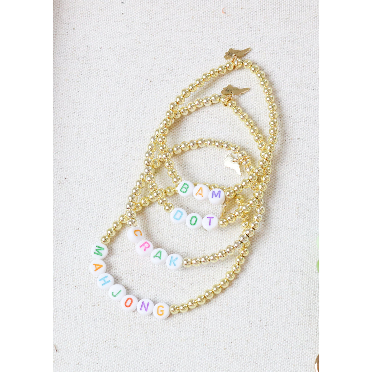 Mahjong Goldie Bracelet Set