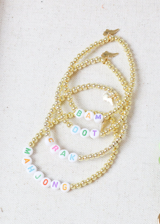 Mahjong Goldie Bracelet Set