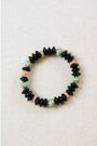 Natural Turquoise + Onyx Bracelet