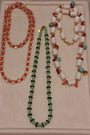 Textured Barrel Beaded Necklace