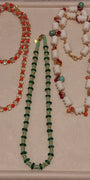 Textured Barrel Beaded Necklace