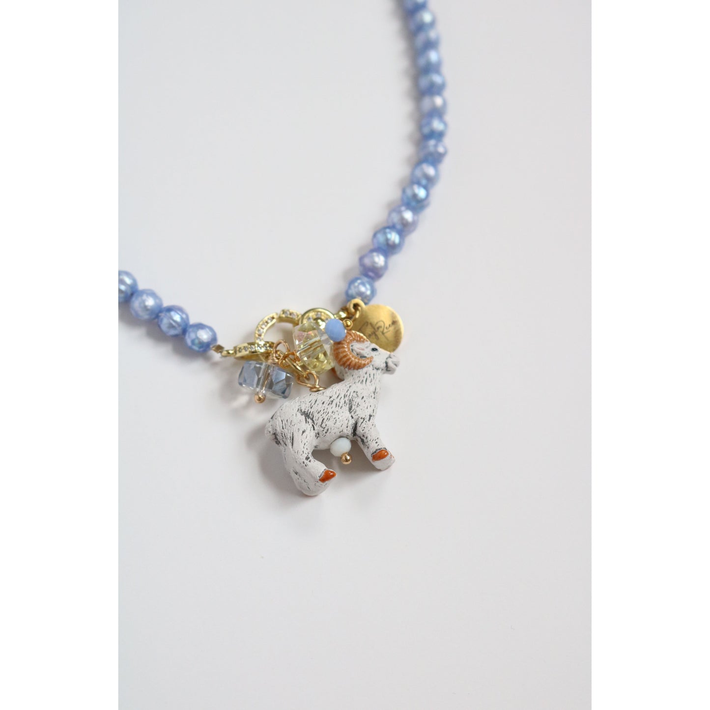 Blue Freshwater Pearl Necklace