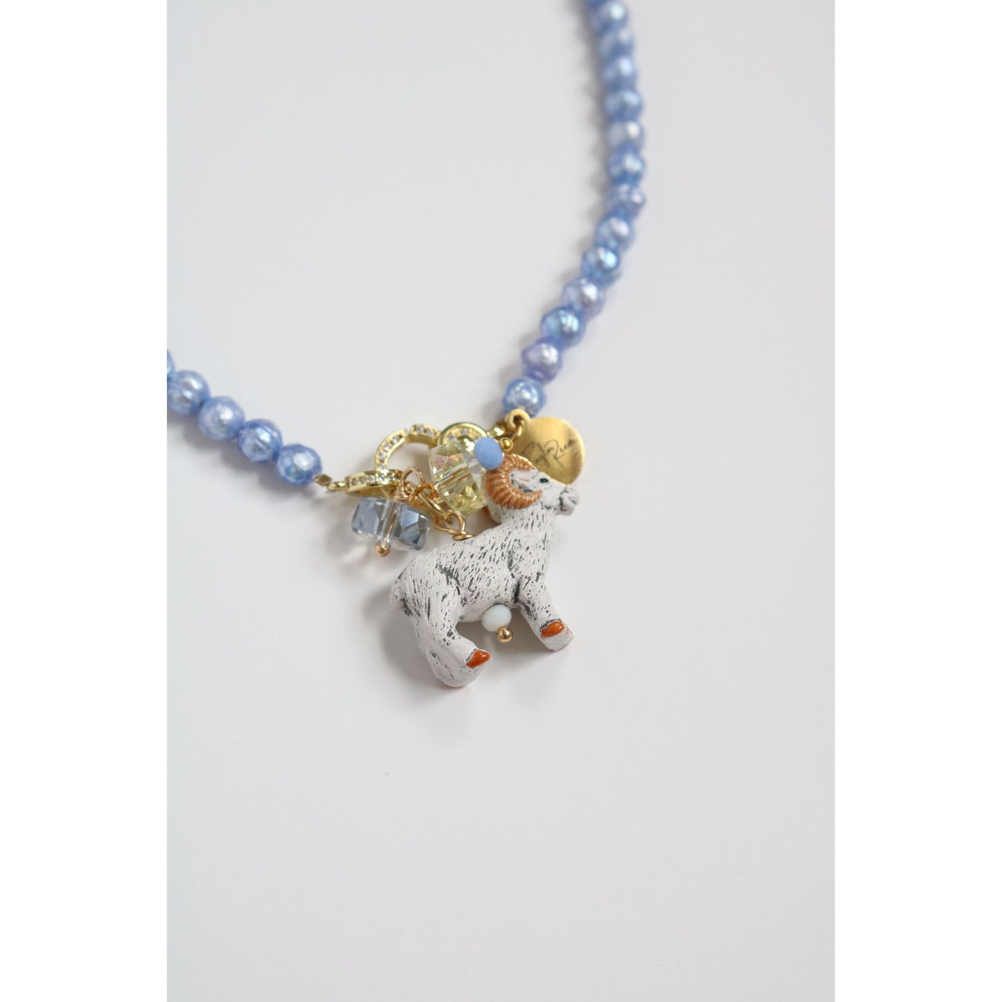 Blue Freshwater Pearl Necklace
