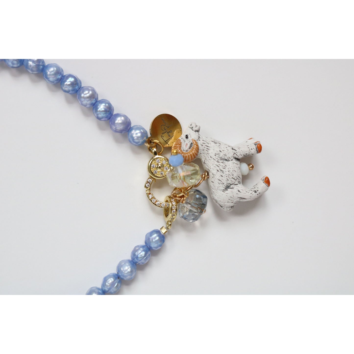 Blue Freshwater Pearl Necklace