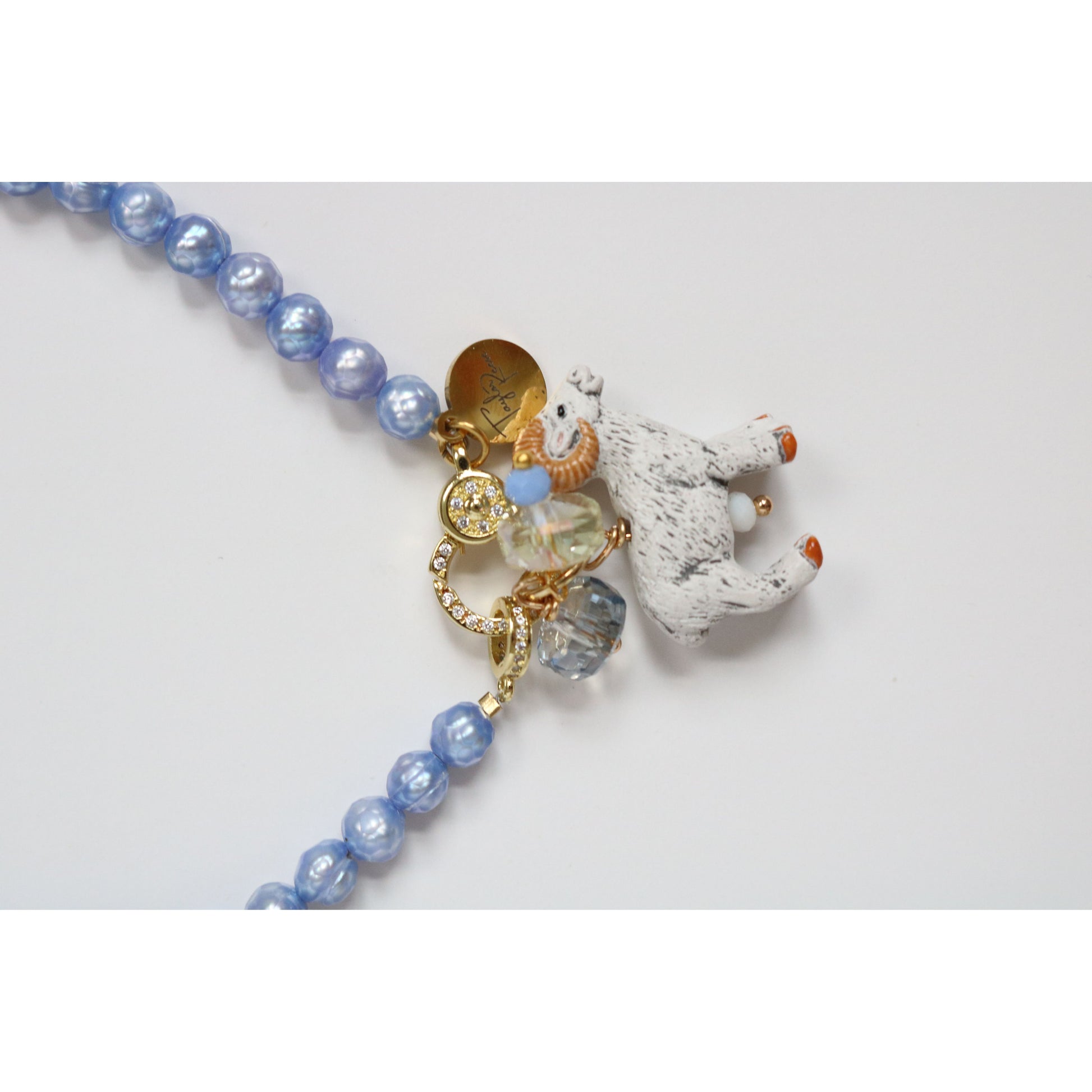 Blue Freshwater Pearl Necklace